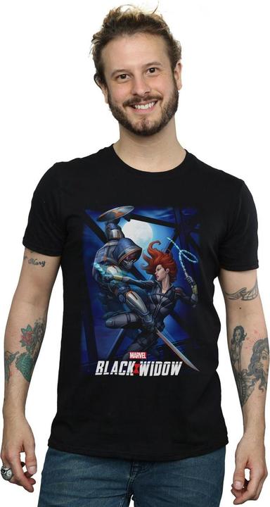 Immagine prodotto Maglietta Uomo Black Widow Movie Bridge Battle (XL)