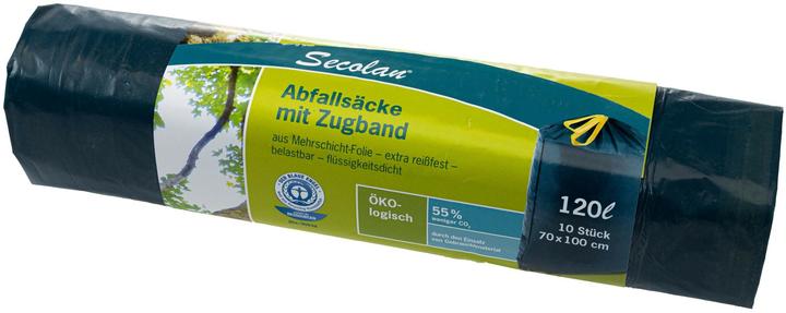 Produktbild Secolan Abfallsäcke mit Zugband (1 x, 120 l)