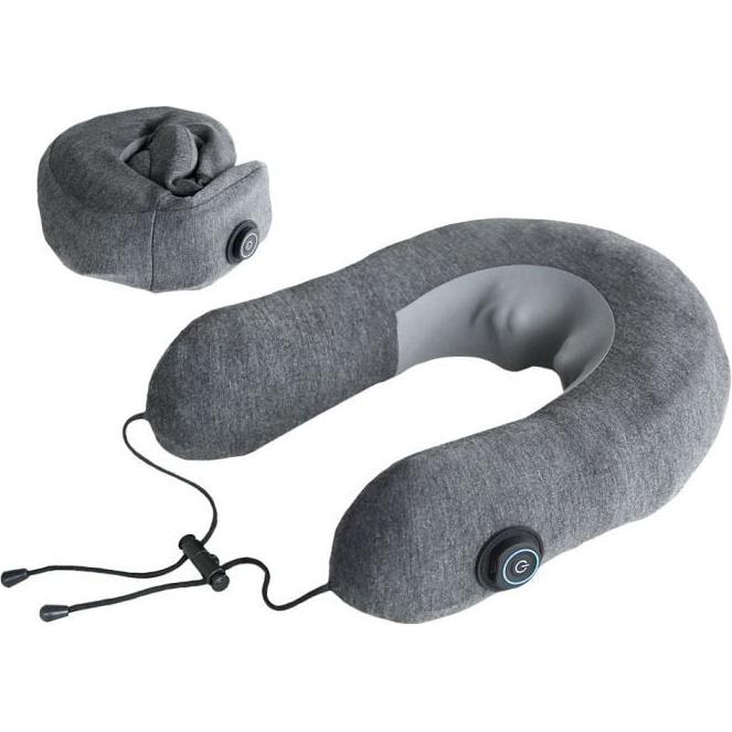 Mikamax Grau Massagegerät, Inflatable Neck Pillow Massager