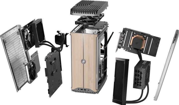 Actual product image Corsair ONE i500 (2000 GB, 32 GB, Intel Core i9-14900K, GeForce RTX 4080)