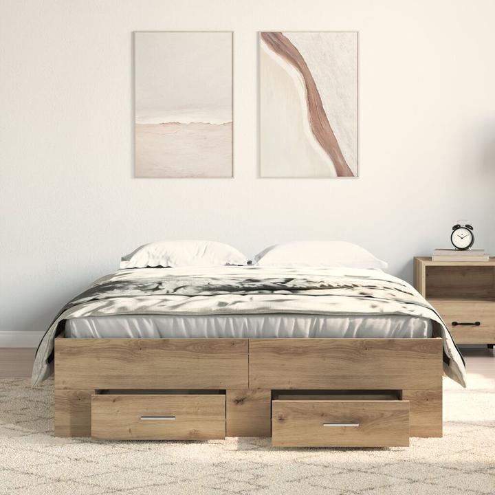 Image du produit vidaXL Rustikales Bett (120 x 200 cm)
