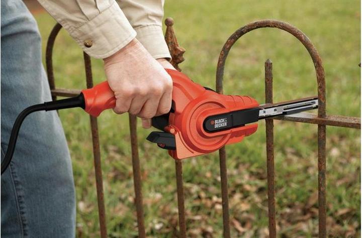 Actual product image Black & Decker Power file KA900E with Cyclonic Action dust extraction (Belt sanders, 350 W)