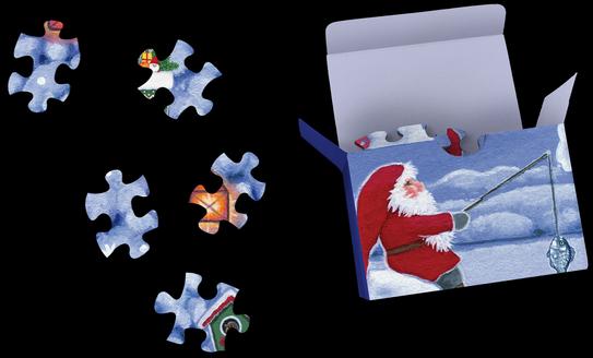 Image du produit Puzzle-Adventskalender 'Tomtes Weihnachtszauber'