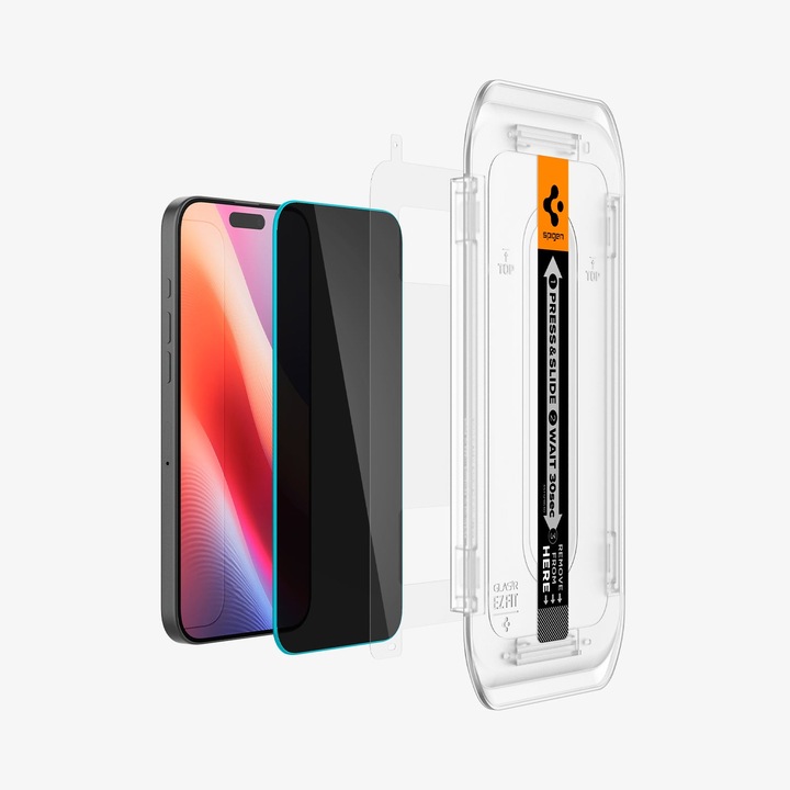 Image du produit Spigen Glas.Tr "Ez Fit" 2-Pack pour iPhone 16 Pro 6,3" intimité (2 pièce(s), Apple iPhone 16 Pro)