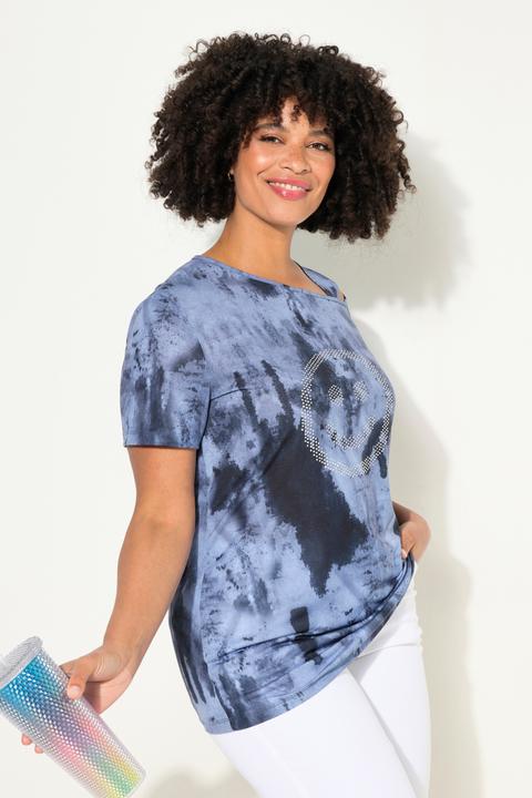 Actual product image Angel of Style T-shirt with batik print and shoulder cut-out (54)