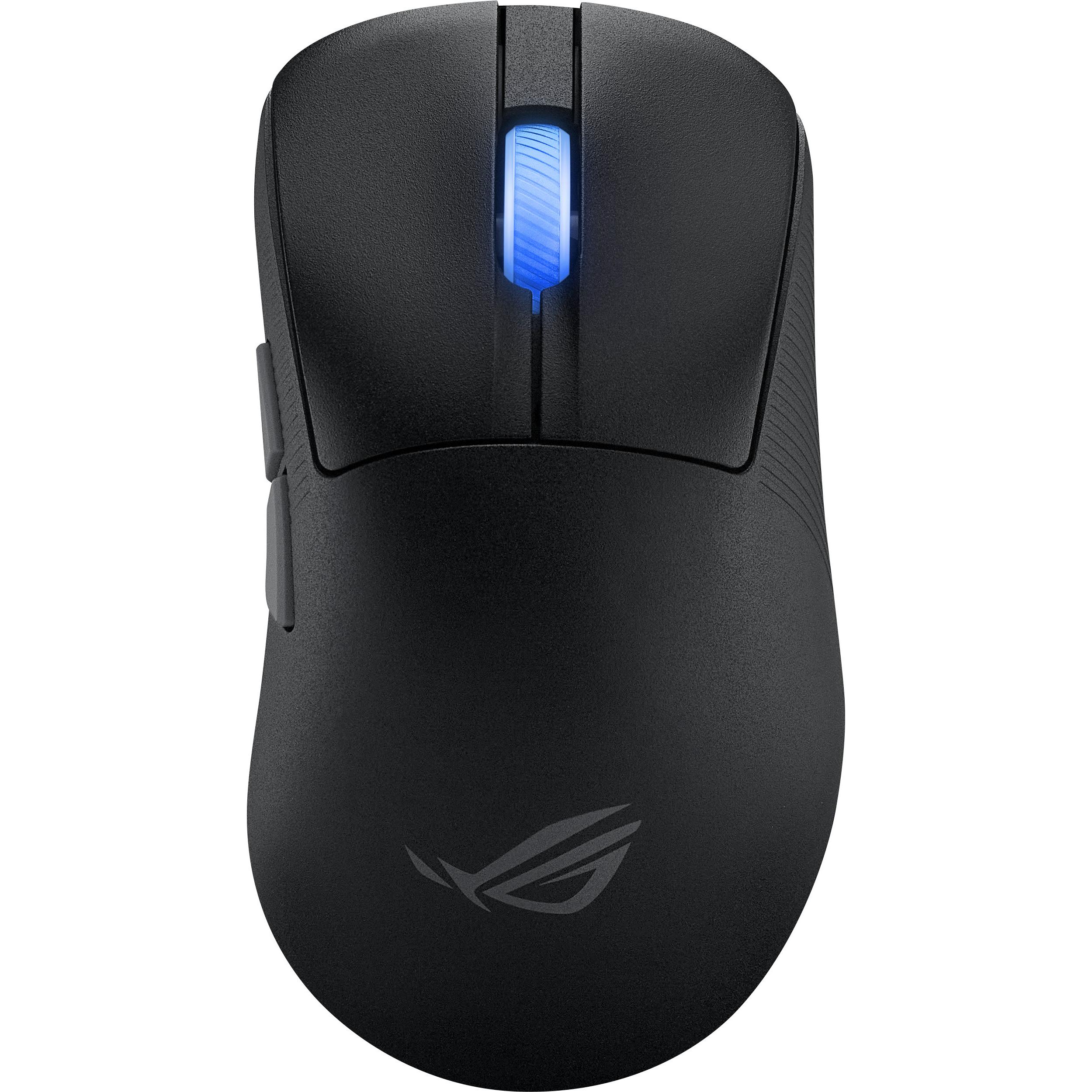 ASUS ROG Keris II Ace (Kabellos, Kabelgebunden), Maus, Schwarz