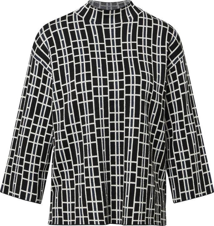 Produktbild Comma Strickpullover Grafischer Jacquard-Strickpullover (38)