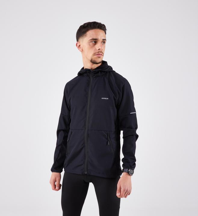 Immagine prodotto Kiprun Giacca da corsa trail running uomo antivento - Run 100 nero (M)