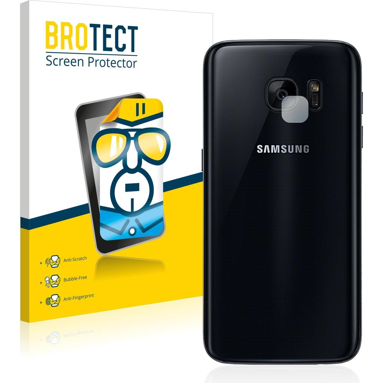BROTECT Schutzfolie Displayschutz Klar (2 Stück, Samsung Galaxy S7), Smartphone Schutzfolie, Transparent