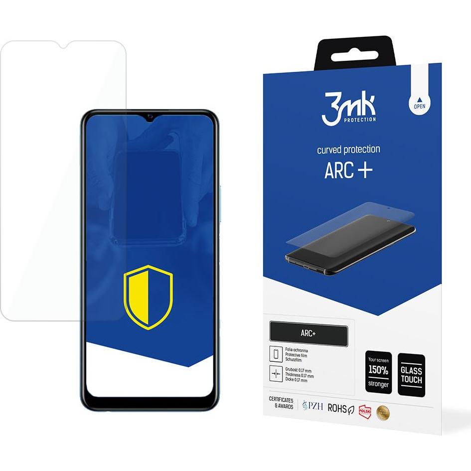 3MK Vivo Y20s – ARC+ (1 Stück, Vivo Y20s), Smartphone Schutzfolie