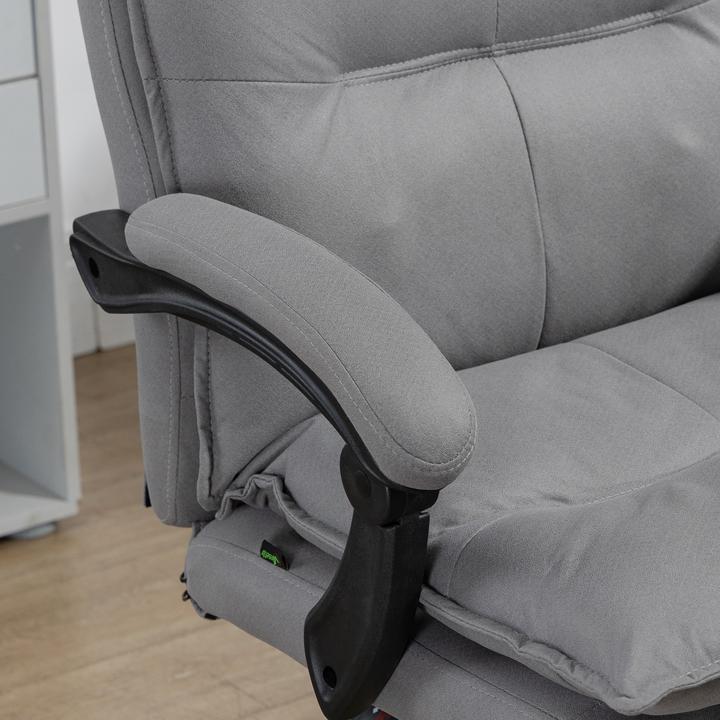 Actual product image Homcom Office chair with massage function, heating function, remote control, extendable footrest (56 - 64 cm)