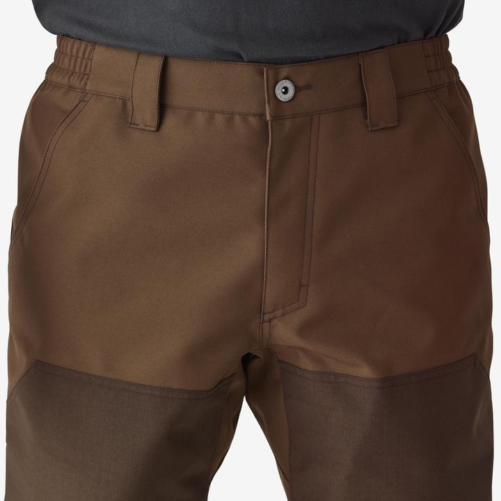 Actual product image Solognac Hunting reinforced waterproof trousers woodland 500 two-tone/brown (XXL)