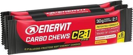 Produktbild Enervit Carbo Chews C 2:1 (Glukose-Fruktose-Bonbon, 1 Stk., 34 g)