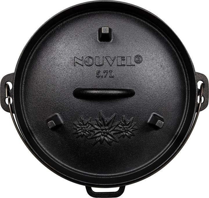 Produktbild Nouvel Grilltopf Dutch-Oven, 5.7 l, Schwarz