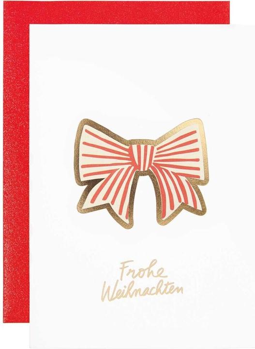 Rico Design 3D-greeting bow,white B6.302060