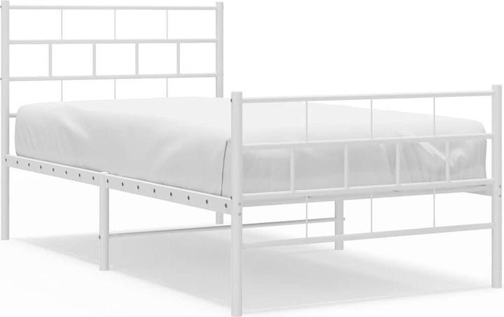 Produktbild vidaXL Metall Bettgestell (100 x 200 cm)