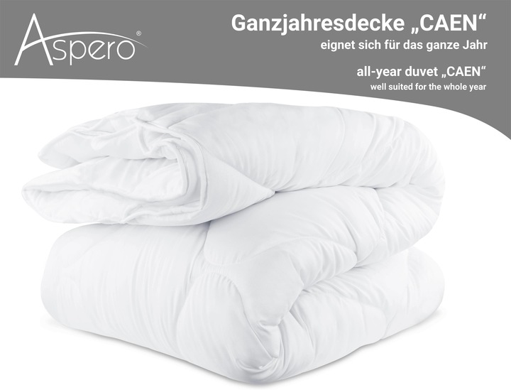 Produktbild Aspero Ganzjahresdecke CAEN (1400 g, 155 x 220 cm)