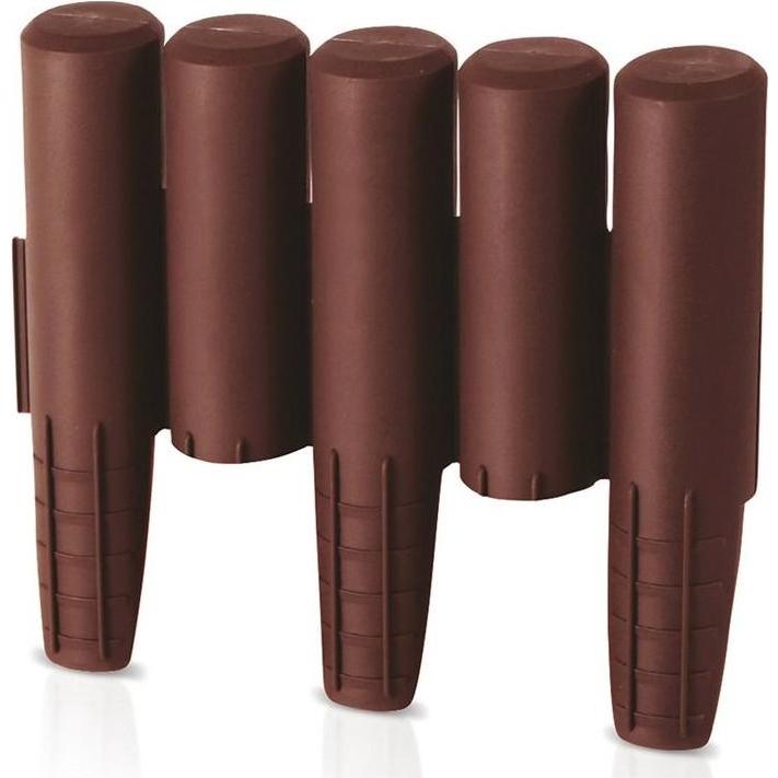 Prosperplast, Rasenkante, Palisade 2,7 m Beetumrandung Rasenkante Randstein Kantenstein, braun, 31 x 28 x 26,6 cm (270 c...