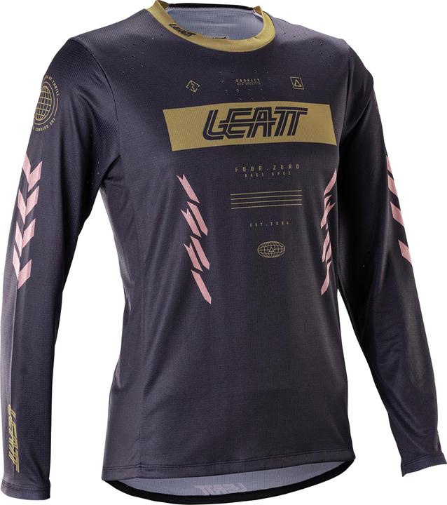 Actual product image Leatt MTB Gravity 4.0 Long Sleeve Jersey W race black L (L)