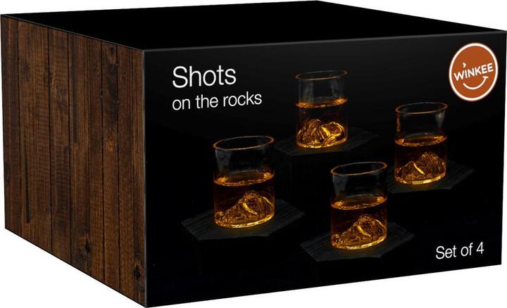 Immagine prodotto Winkee - Shots on the Rocks (1 x, Bicchiere di vetro)