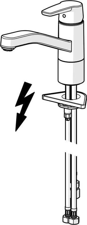 Actual product image Hansa 51591193 EHM kitchen arm, ND HANSAPOLO 5159