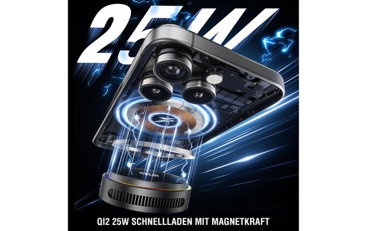 Actual product image 4smarts Qi2 25W / MagSafe Ladegerät-Set mit Kühlung RGB (25 W)