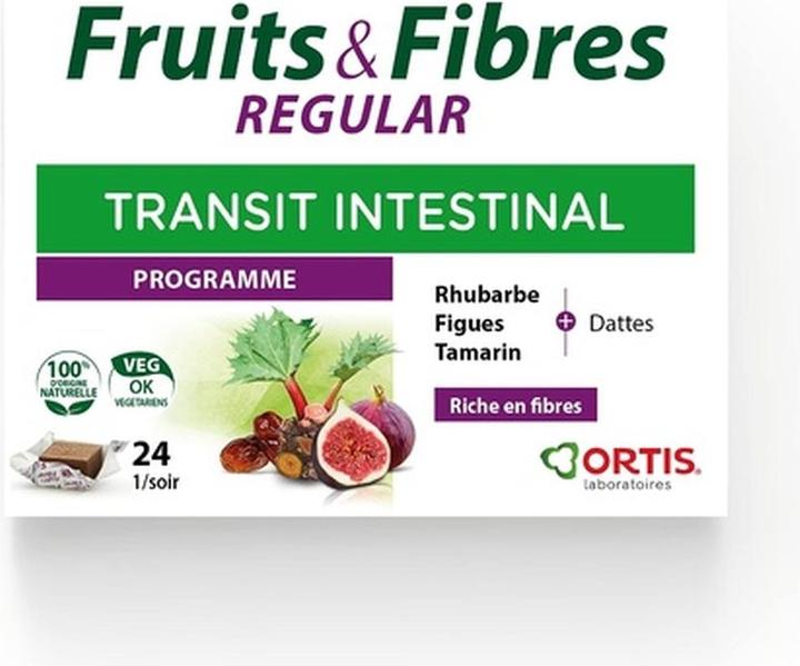Image du produit Ortis Fruits & Fibres Regular 24 Cubes (Talc)