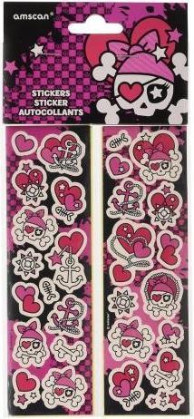 Image du produit Amscan Kit d'autocollants pirates