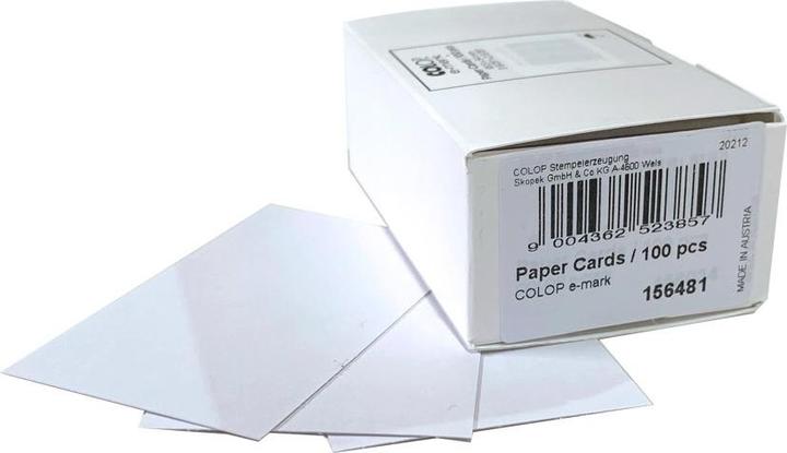 Produktbild Colop E-MARK PAPIERKARTEN (100)