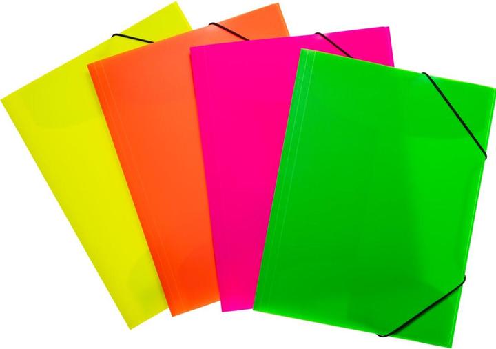 Produktbild HERMA Sammelmappe A4 Neon Transluzent (A4, 12x)