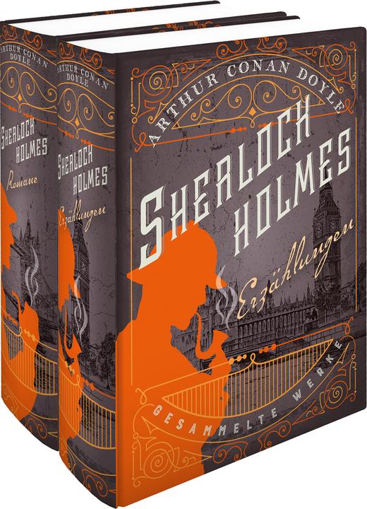 Produktbild Sherlock Holmes - Gesammelte Werke in zwei Bänden (Deutsch, Arthur Conan Doyle, 2017)