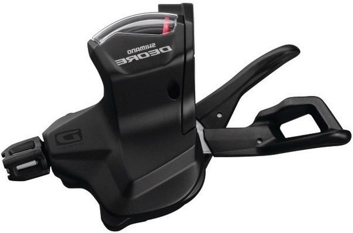 Actual product image Shimano Deore MTB SL-M6000 shift lever 2/3s with optical gear indicator