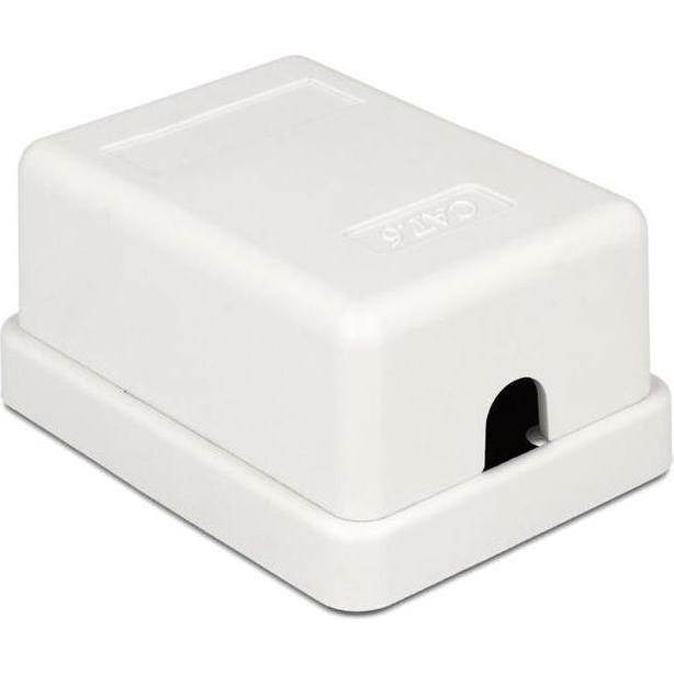 Delock Wanddose RJ-45 (Kabel Zubehör), Netzwerk Zubehör
