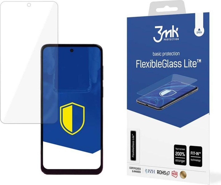 Produktbild 3MK FlexibleGlass Lite Display Folie (1 Stück, Motorola Moto G53)