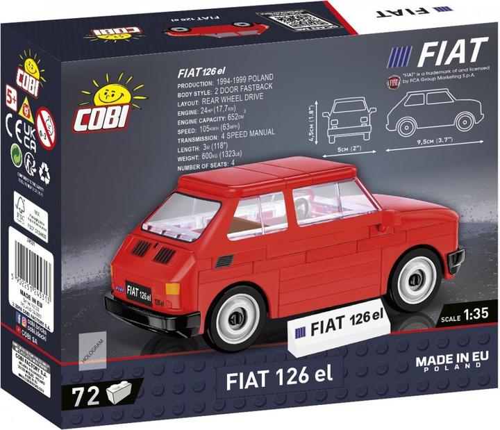 Produktbild Cobi Blöcke Youngtimer Collection Fiat 126p e