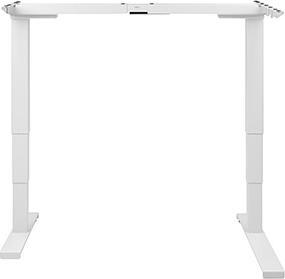 Image du produit Neutral Powerton ERGO EDGE Ecktischgestell mit elektrisch verstellbarer Höhe 125 kg Tragfäh, weiss
