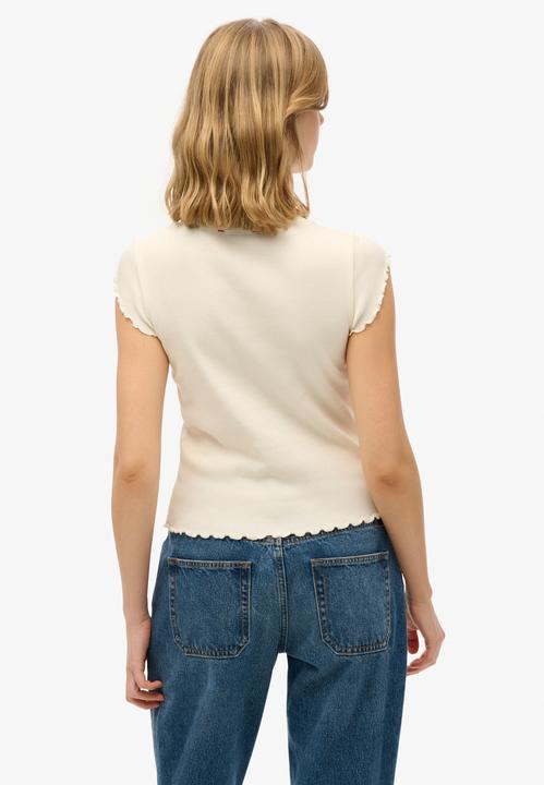 Immagine prodotto Superdry Essential Kurzarm-T-Shirt mit eckigem Ausschnitt (XL)