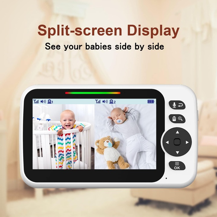 Produktbild Blemil Babyphone mit 2 Kameras (Babyphone mit Kamera)