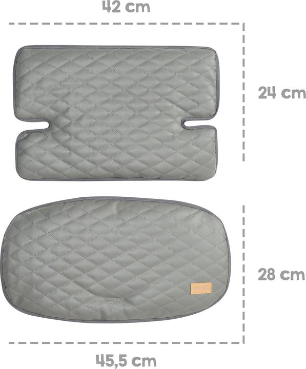 Actual product image Roba Seat reducer 2-piece Stone quilted