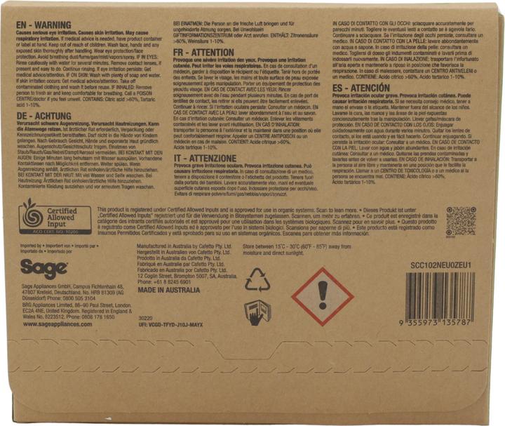 Immagine prodotto Sage Machine Descaler