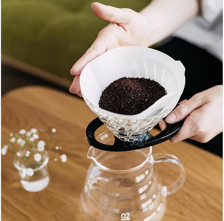 Image du produit Hario Verre Drip V60-02 - Noir