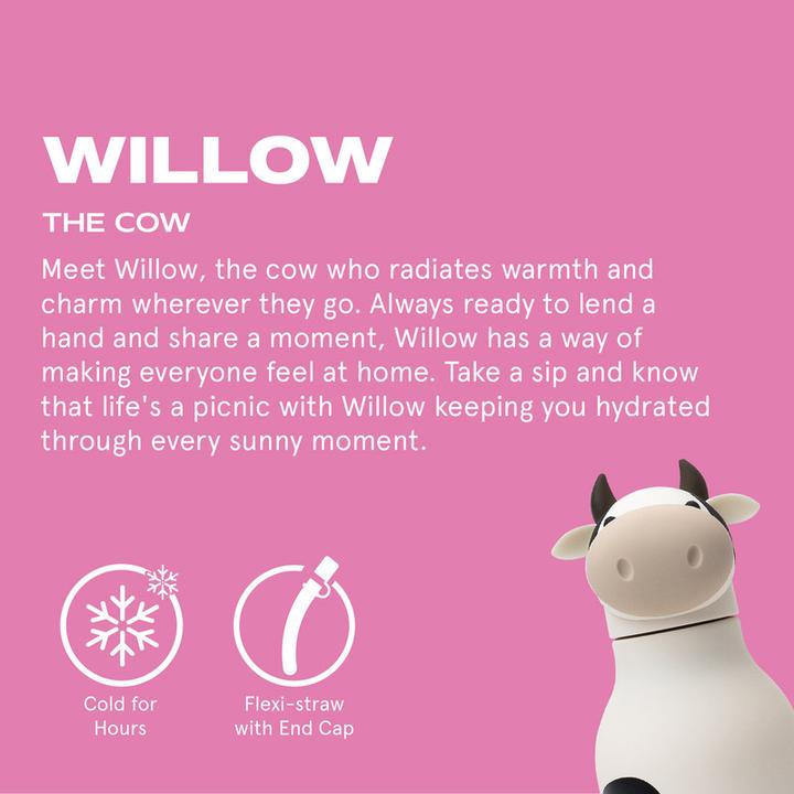 Immagine prodotto Asobu BESTIE-FLASCHE - WILLOW The Cow (0.46 l)