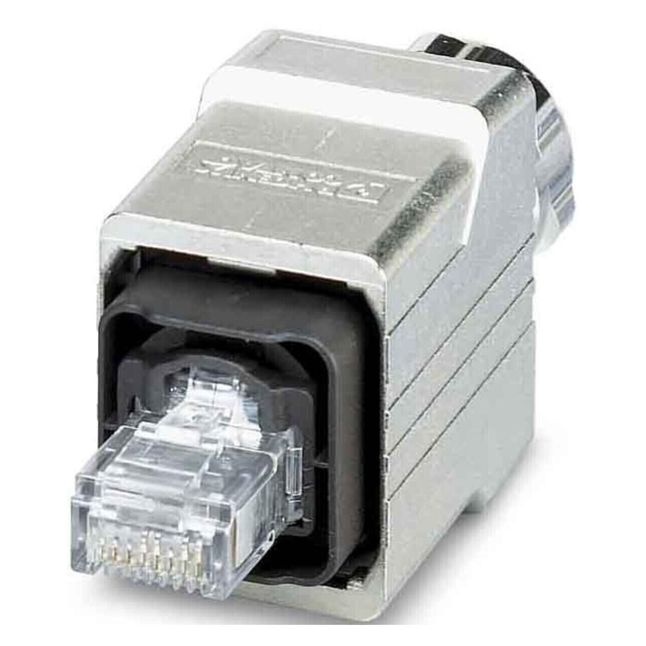 Phoenix Contact RJ45 connector, IP67 met push-pull, Kabels + Stekkers, Zwart