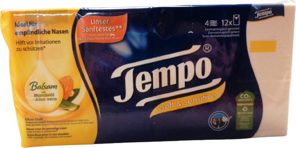 Actual product image Tempo Handkerchiefs soft&sensitive
