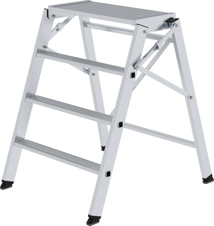 Produktbild Munk Klapppodest einseitig begehbar 3 Stufen + Plattform (Trittleiter, 83 cm)