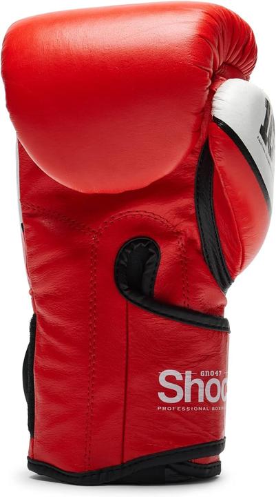 Actual product image Leone Boxing Glove Shock Red GN047 (14 OZ, One size)