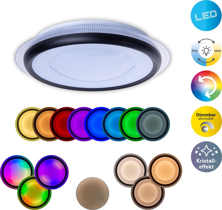 Produktbild Näve LED Deckenleuchte CANNA D: 45 cm (2556 lm)