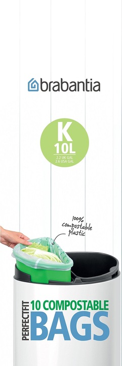 Produktbild Brabantia PerfectFit Kehrichtsack Kompost (10 x, 10 l)