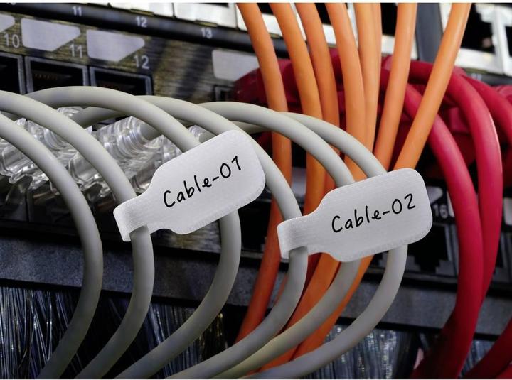 Produktbild SpeaKa Professional Kabelmarkierungen, rechteckig, mit Klettverschluss, 10 St