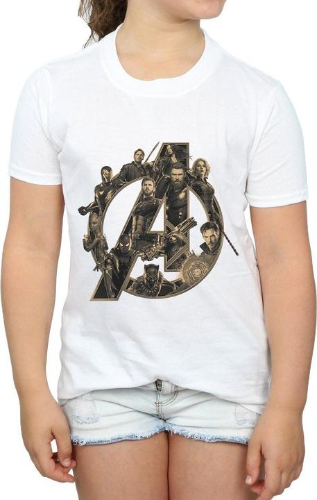 Immagine prodotto Avengers Infinity War Logo Maglietta Ragazze (116)